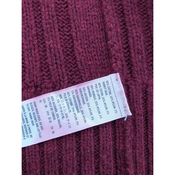 Hollister sweater Small cable knitr rabbit hair blend babydoll bella elena Y2K - Picture 9 of 14